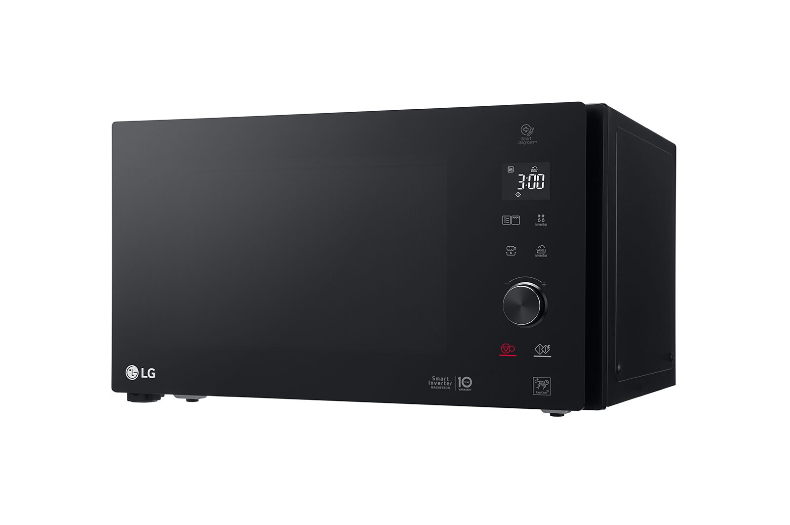 LG Microonde 32 litri, potenza 1200W | Grill e Frittura leggera, Smart Inverter, Nero, MH7265DPS