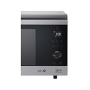 LG Microonde combinato 39 litri, potenza 1100W | Cottura a vapore e Frittura leggera, Smart Inverter, Argento scuro, MJ3965ACS