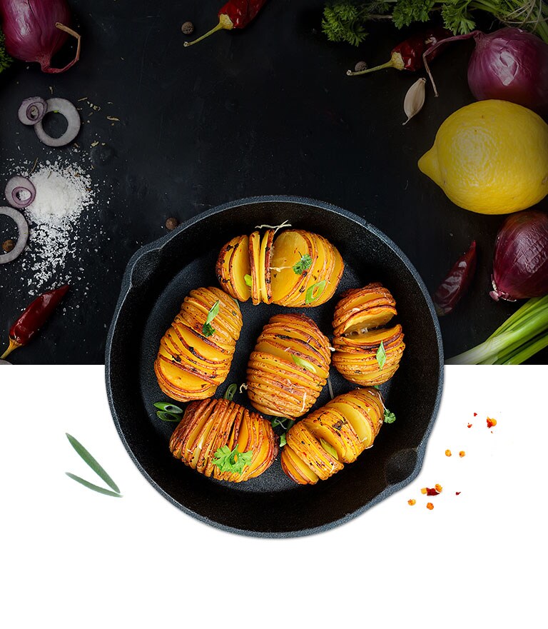 Patate cotte con la buccia