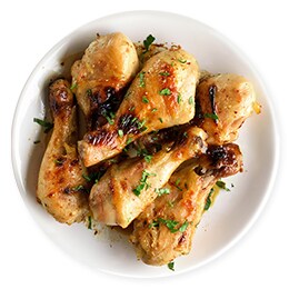 Cosce di pollo alle prugne