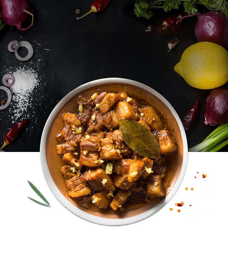 Pancia di maiale stufata