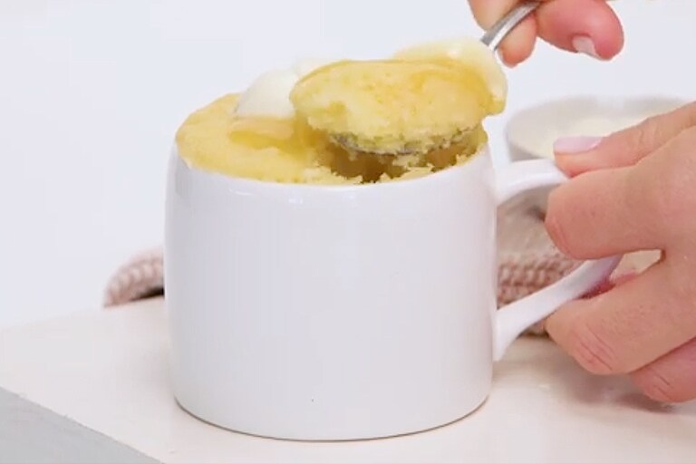 Tortini di ricotta al limone in tazza