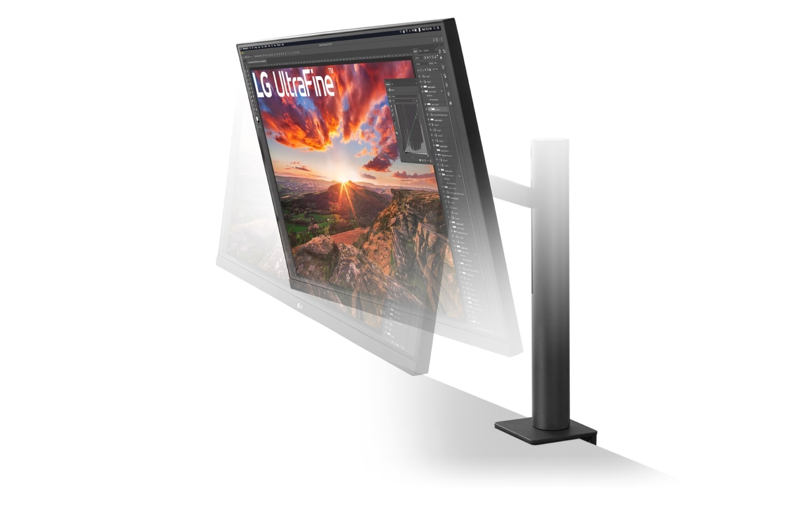 LG Monitor 4K Ergo 32" | Serie UN880K | 4K HDR, IPS, USB-C, Speaker Integrati, 32UN880K-B