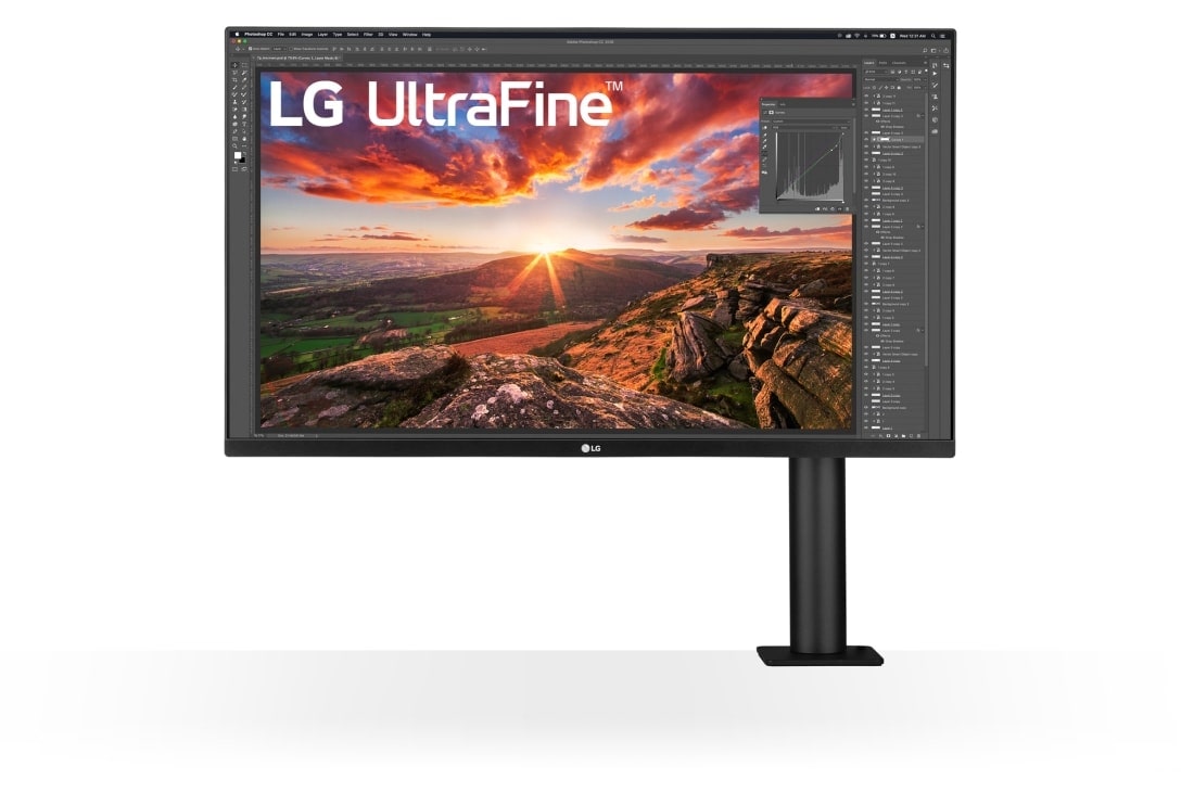 LG Monitor 4K Ergo 32" | Serie UN880K | 4K HDR, IPS, USB-C, Speaker Integrati, 32UN880K-B