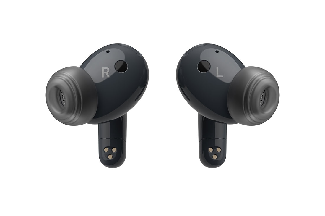 LG TONE Free T90 | Cuffie True Wireless Dolby Atmos con ANC, Bluetooth, IPx4, Plug & Wireless | Black, TONE-T90Q.CEUFLBK