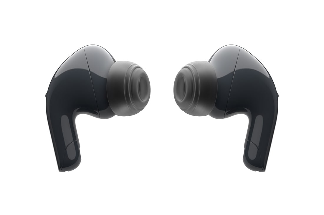 LG TONE Free T90 | Cuffie True Wireless Dolby Atmos con ANC, Bluetooth, IPx4, Plug & Wireless | Black, TONE-T90Q.CEUFLBK