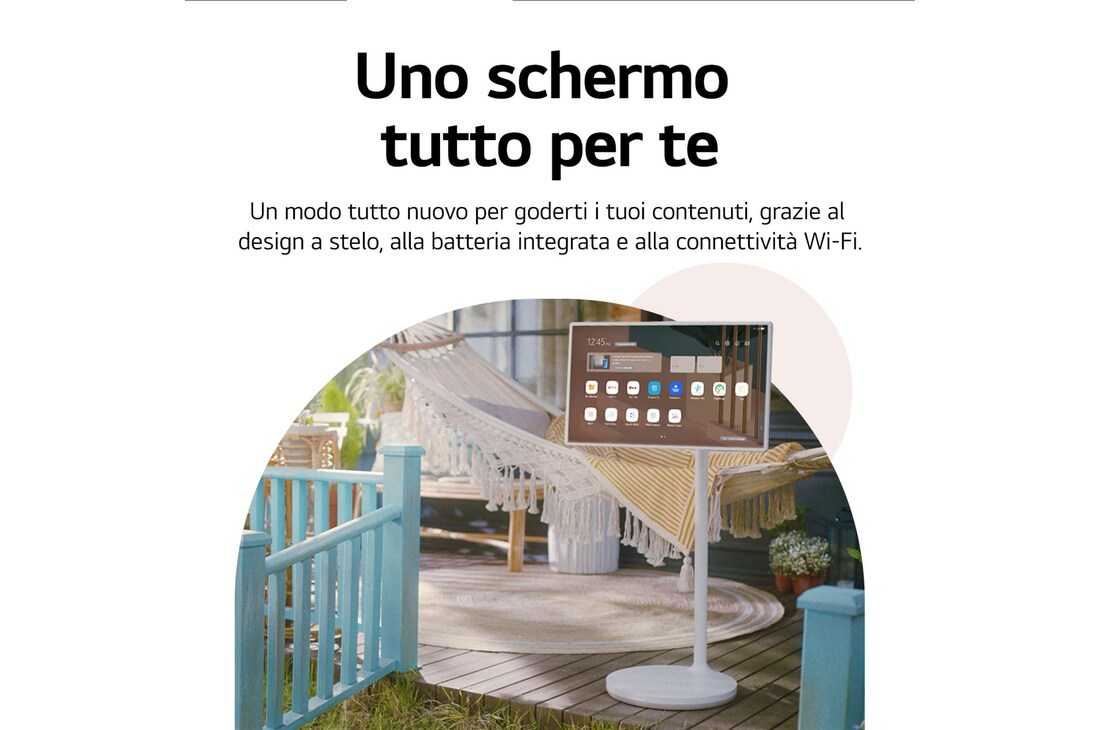 Caratteristica Uno schermo tutto per te