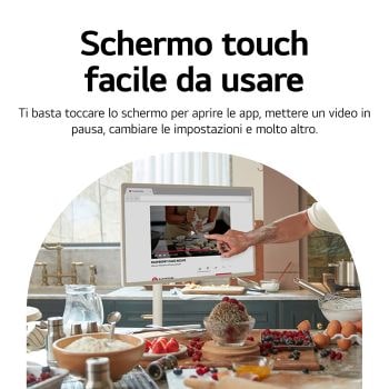 Caratteristica Schermo touch facile da usare