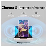 LG StanbyME Go | Schermo portatile da 27'' | Touchscreen inclinabile, Design a valigetta, Batteria integrata, Wi-Fi, WebOS 22, 27LX5QKNA