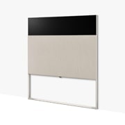 LG OLED evo | TV 65'' Serie Objet Collection Easel ART90E6 | OLED 4K, Design con cover in tessuto Kvadrat scorrevole, 65ART90E6QA