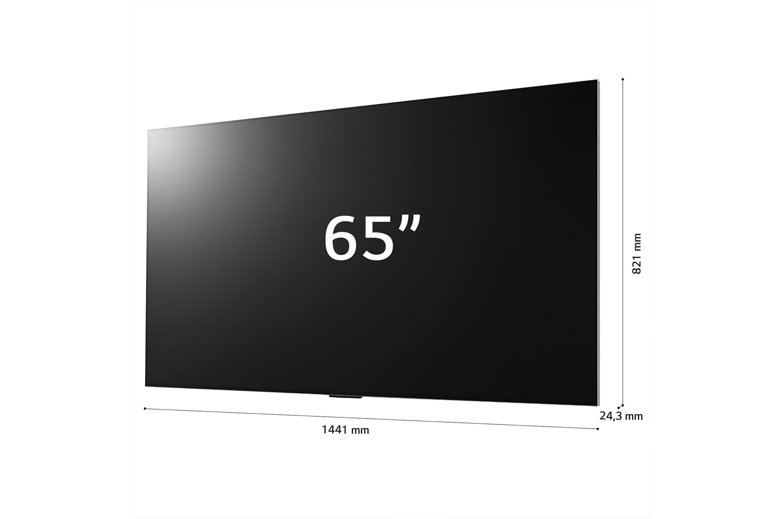 LG TV OLED Gallery Edition 4K 65 pollici, OLED65G26LA