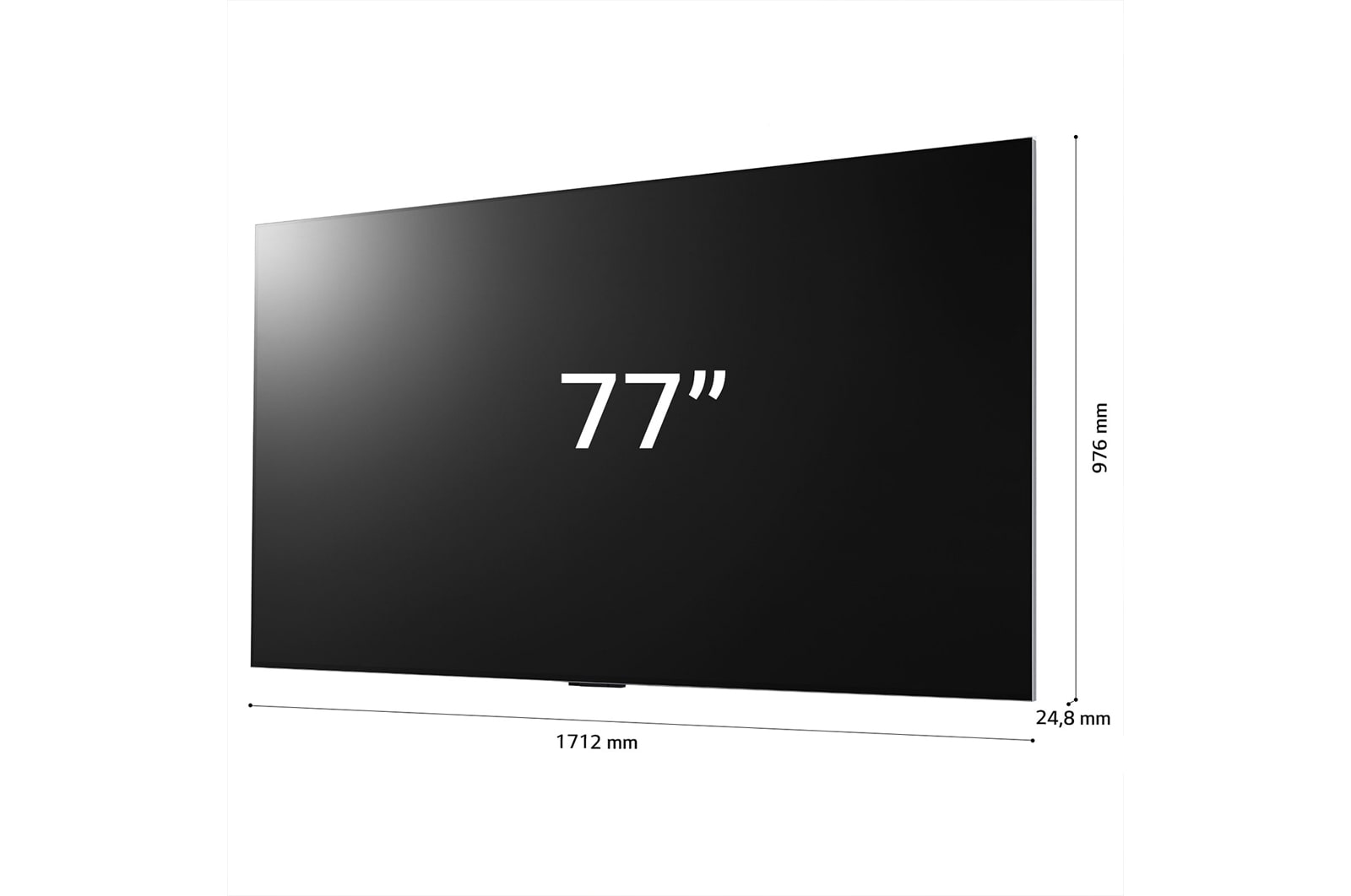 LG TV OLED Gallery Edition da 77 pollici, OLED77G26LA