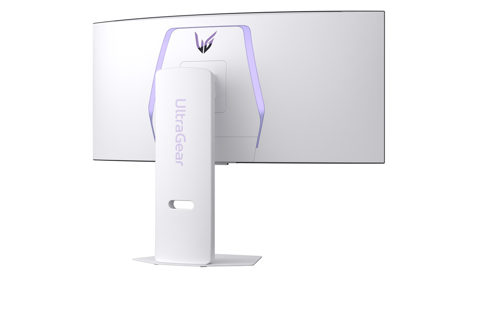 rear perspective view with lights on