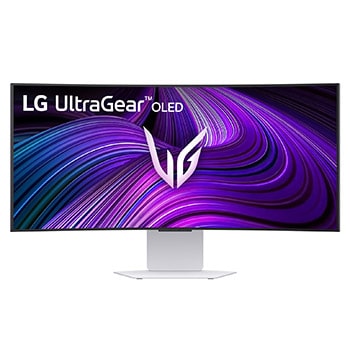 front view of the monitor with the stand down