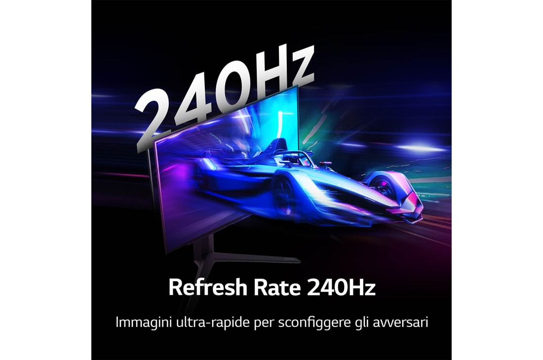 Immagini ultra-rapide per sconfiggere gli avversari Monitor Gaming 27GS95QE-B