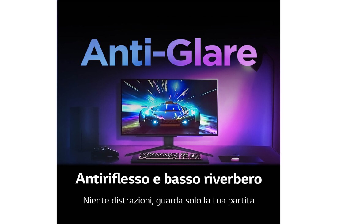 Antiriflesso e basso riverbero Monitor Gaming 27GS95QE-B
