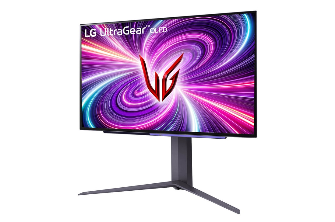 Vista di lato Monitor Gaming 27GS95QE-B