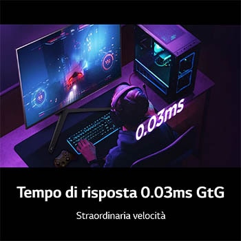 Straordinaria velocità Monitor Gaming 27GS95QE-B