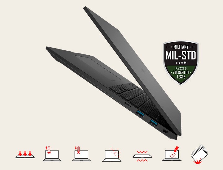 corpo resistente-durabilità-test-grado-militare.	