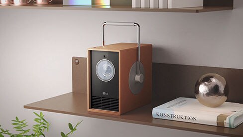 LG CineBeam con protezione.