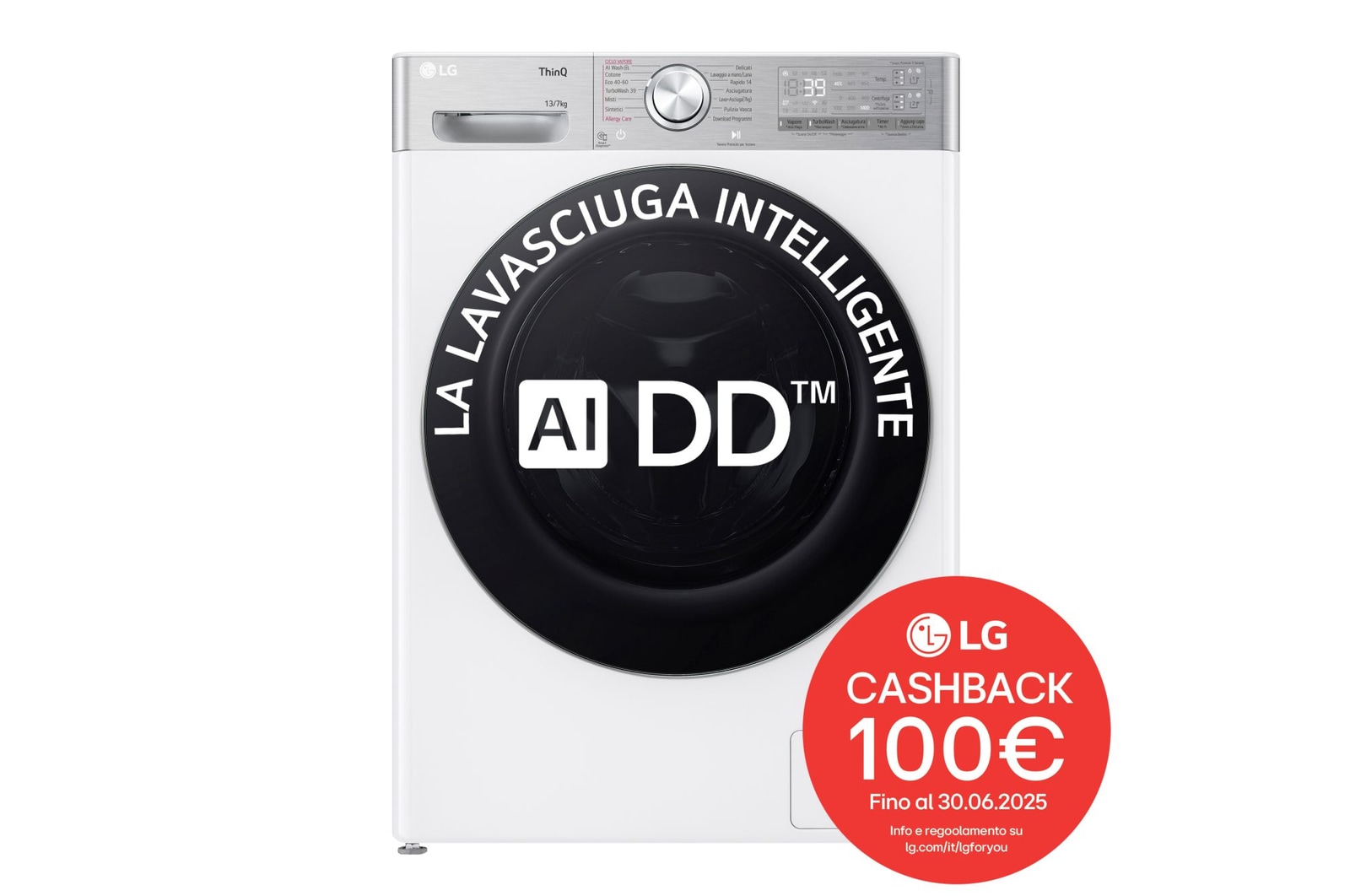 Immagine frontale lavasciuga D4R9513TPWC