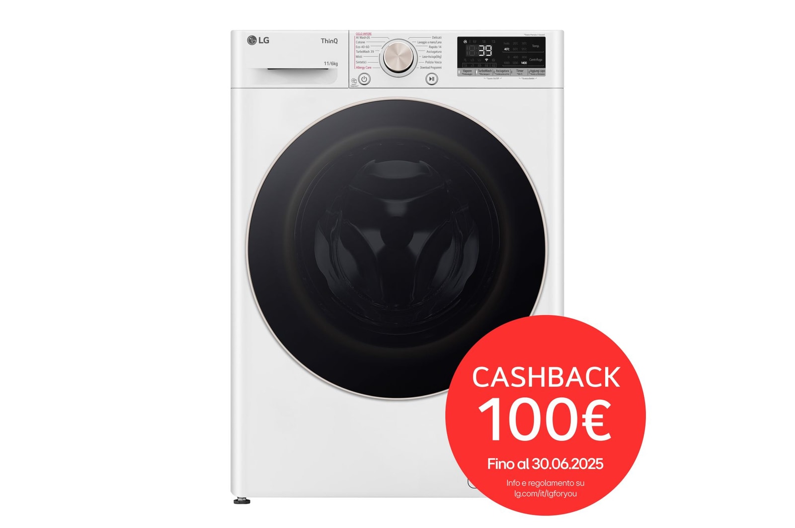 Immagine frontale lavasciuga D4R7011TSWG