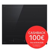 Piano cottura induzione 60cm | Potenza 2,5 ~ 7,4kW | 4 zone, 2 flex, Controlli slide indipendenti, Wi-Fi | Nero Schott