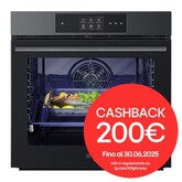 Forno a vapore InstaView | 76L Classe A++ | Blue EasyClean, Air Fry, Air Sous Vide, Pizza 300°C, Display 4,3", Wi-Fi | Nero