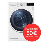 Asciugatrice 9kg a Pompa Di Calore condensatore autopulente Classe A+++ Bianca