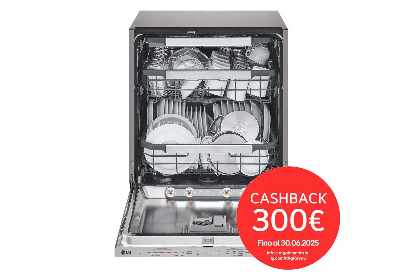 Lavastoviglie DB597TXS con cashback