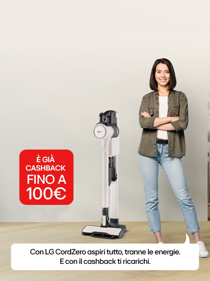 Cashback fino a 100€ Lavaggio LG 