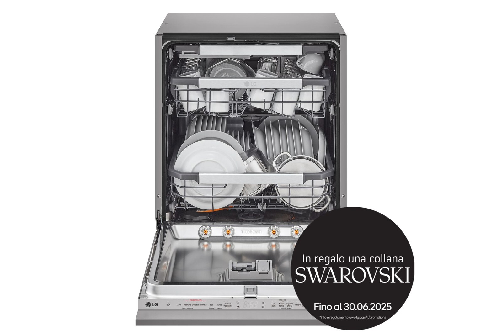 Lavastoviglie DB475TXS con premio in regalo Swarovski
