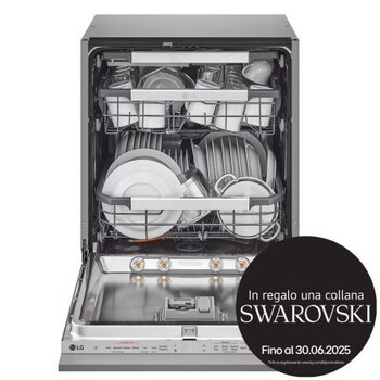 Foto frontale della lavastoviglie LG DB475TXS