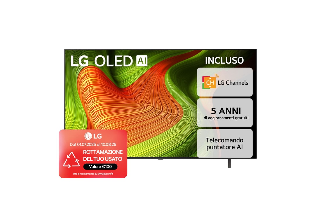 Vista frontale OLED65B56LA