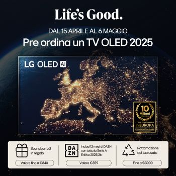 Pre ordina un TV OLED 2025
