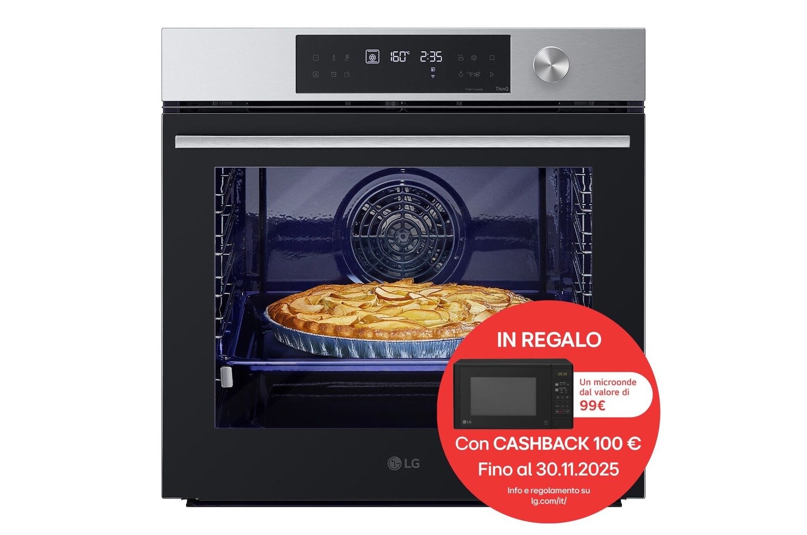 Foto frontale del forno LG WSED7612S