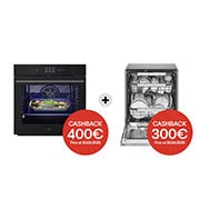 Forno e lavastoviglie WSED7667M.DB597 con Cashback
