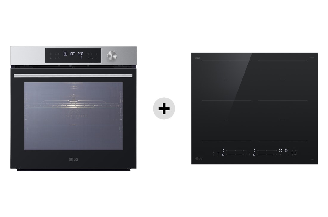 Foto frontale forno + piano cottura WSED7613S.CBIZ7