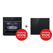 Forno e piano induzione WSED7667M.CBIZ7 con Cashback