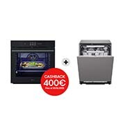 Forno e lavastoviglie WSED7667M.DB475 con Cashback