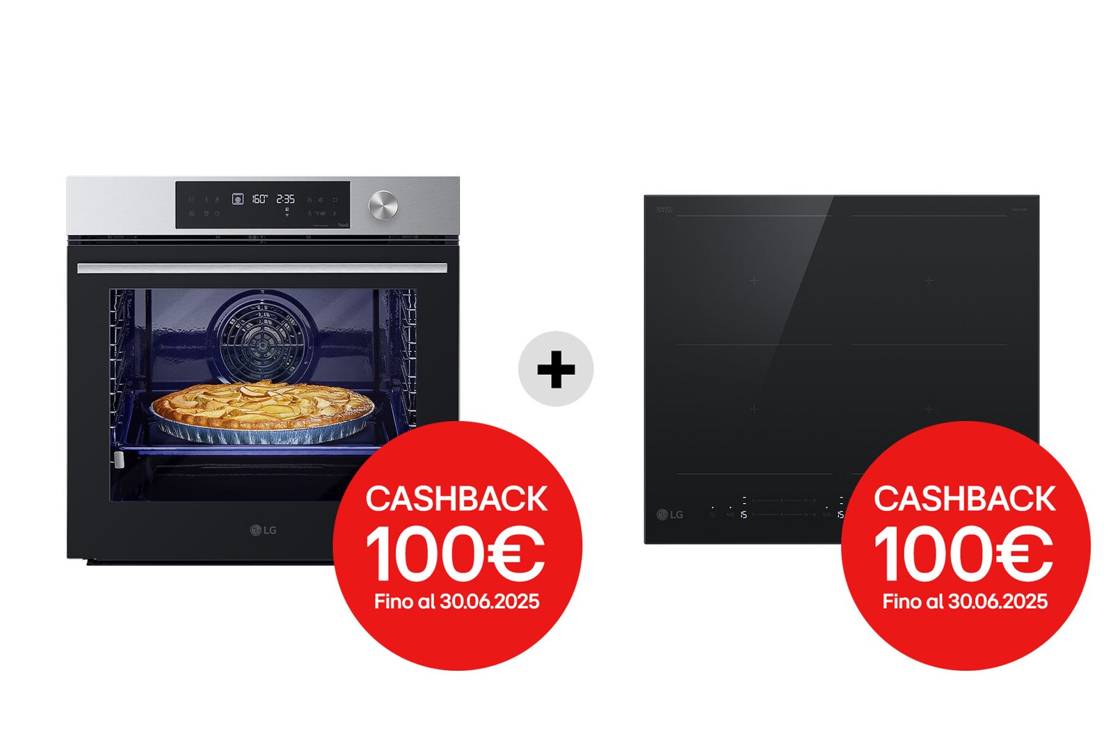 Forno e piano induzione WSED7612S.CBIZ7 con Cashback