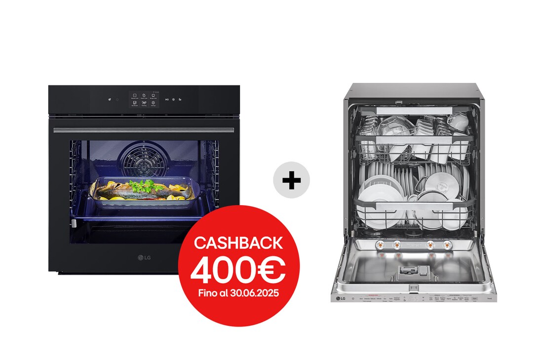 Forno e lavastoviglie WSED7667M.DB597 con Cashback