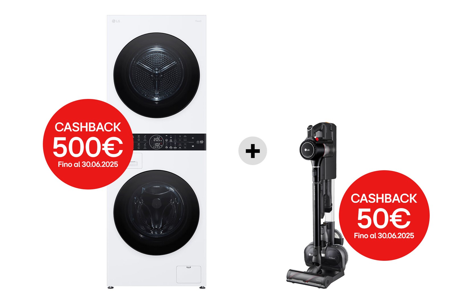 Foto frontale colonna bucato e aspirapolvere WT1210WWF.ULTRA1B con Cashback