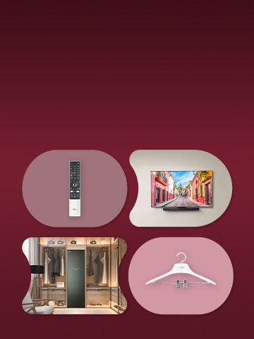 Picture of the LG Products and genuine accessories.