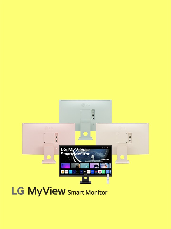 LG MyView Smart Monitor 豊富なカラーバリエーション