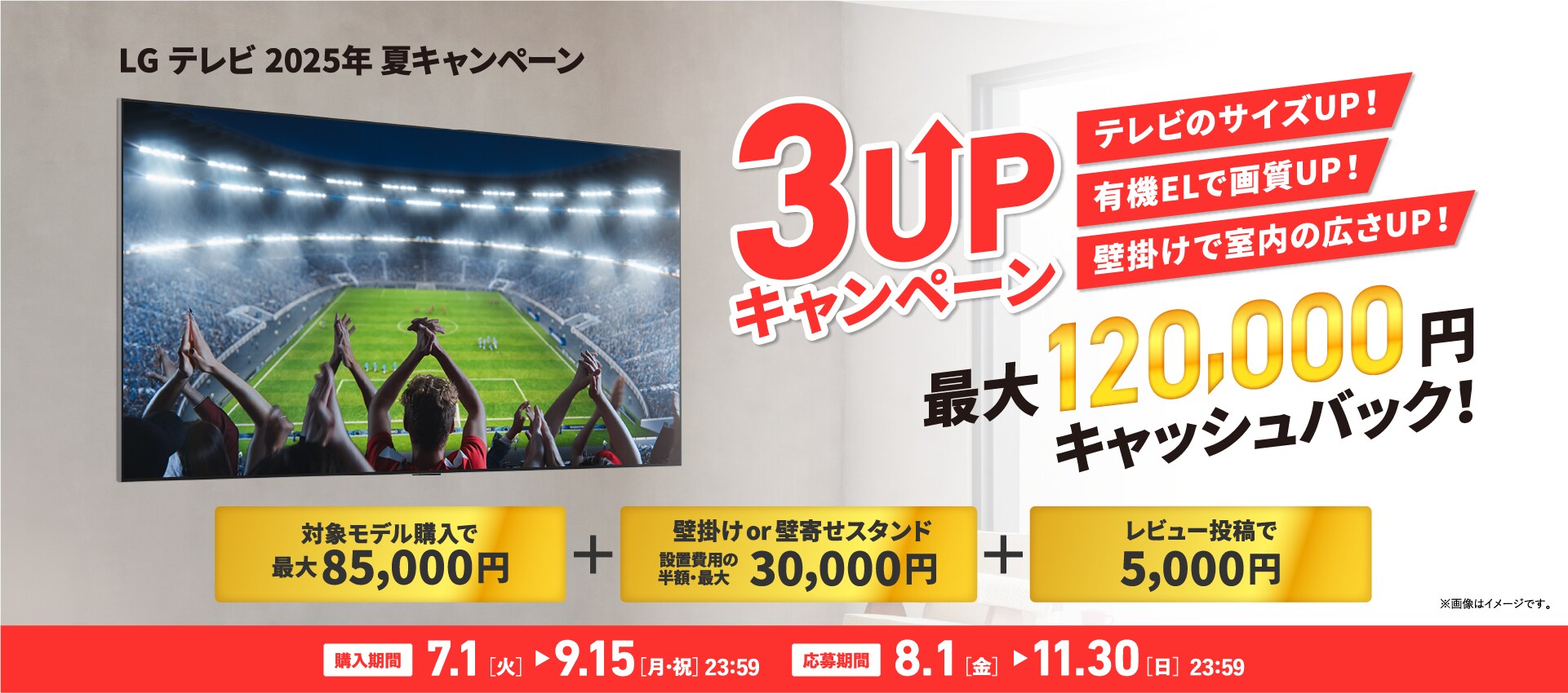 LG テレビ 2025年 夏キャンペーン