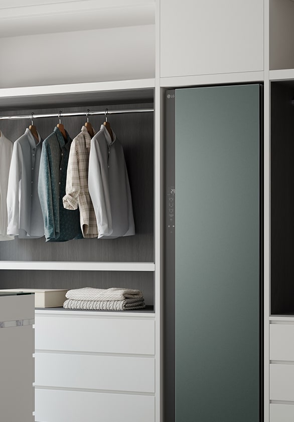 ドレッシングルームのLG Styler