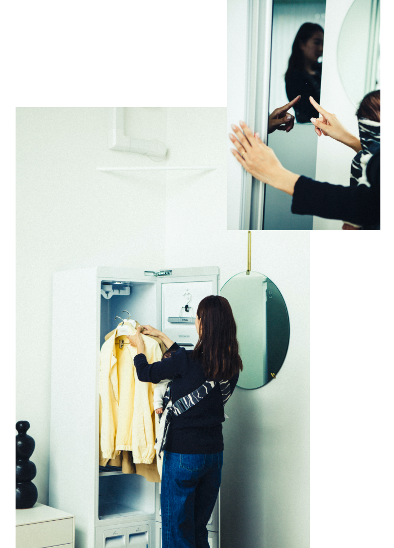 服の匂いを消す衣類ケア家電