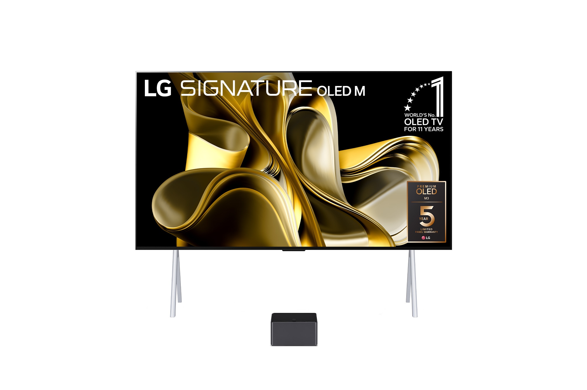 OLED97M3の正面画像。