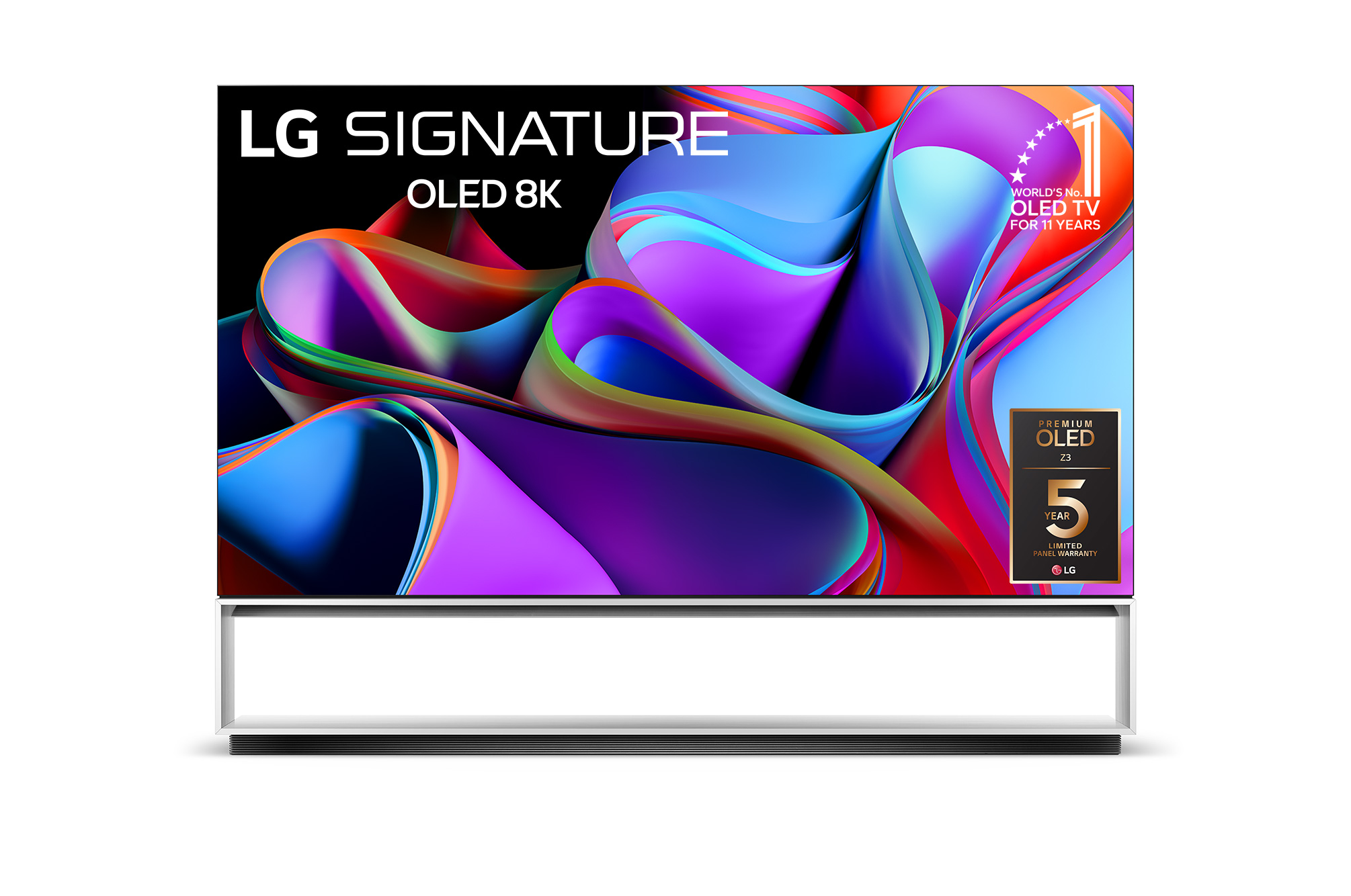 OLED88Z3PJAの正面画像。